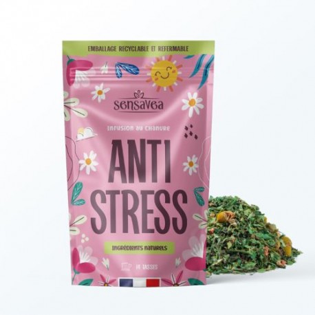 Infusion bio Anti Stress au CBD et fleurs de tilleul - Pop CBD