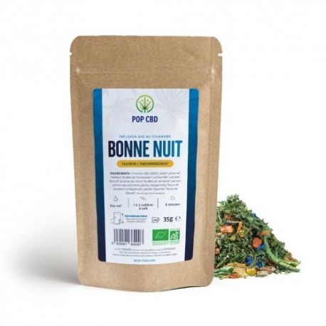 Infusion Bio au Chanvre Bonne Nuit - Pop CBD