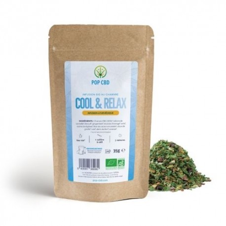 Infusion bio to CBD Cool & Relax 22 % - Pop CBD