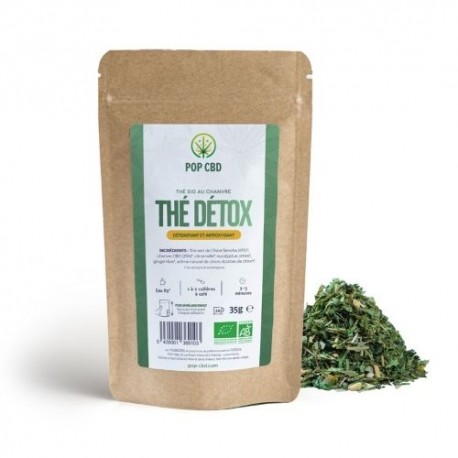 Bio Detox Grüntee mit CBD 35g - Pop CBD