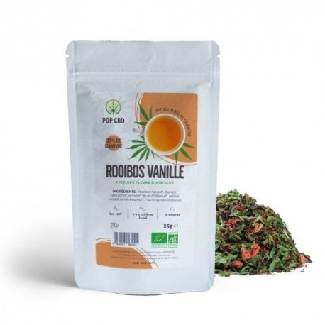 CBD Bio Kräutertee 25G Rooibos Vanille Entspannung