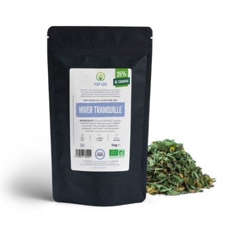 Infusion CBD bio 35% Hiver Tranquille 60G